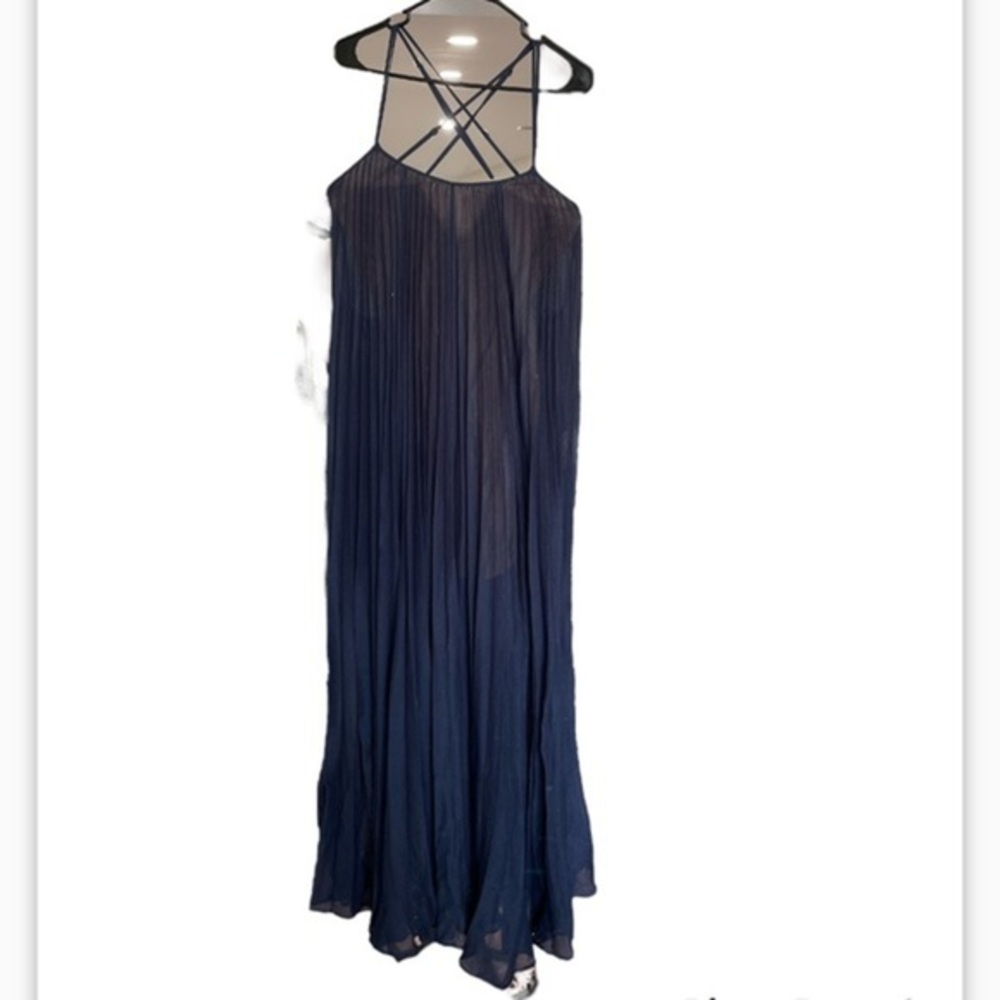 Bcbg MAXAZRIA Cloth Maxi Dress in Navy